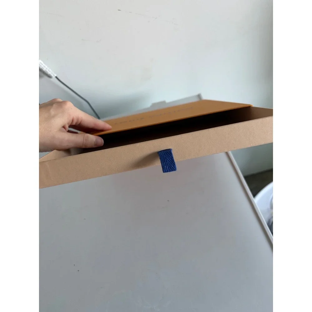 Louis Vuitton Large Square Orange Sliding Drawer Empty Gift Storage Box 10.5in